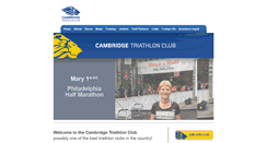 Desktop Screenshot of cambridgetriathlonclub.com